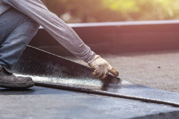 Professional Crawl Space Encapsulation technician working in Woodburn, IN